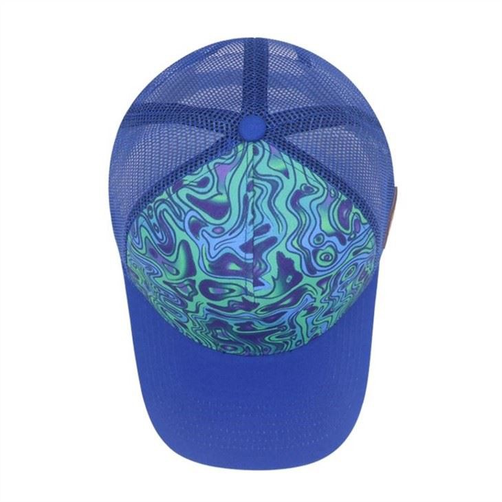 printing over whole trucker cap